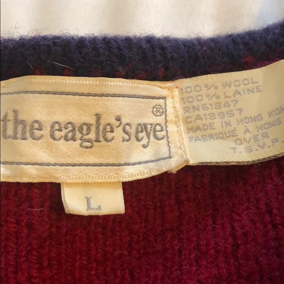 Vintage Wool Sweater, size L - Picture 4 of 5